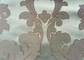 Italian Jacquard Floral Fabric , White Paisley Jacquard Fabric supplier