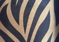 100 Polyester Zebra Velvet Fabric / Zebra Print Upholstery Fabric supplier