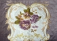 Flower Velvet Embroidered Curtain Fabric Blackout European Style supplier