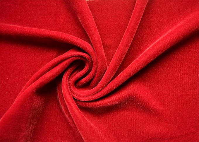 Plain Woven Micro Velvet Upholstery Fabric With Shrink-Resistant