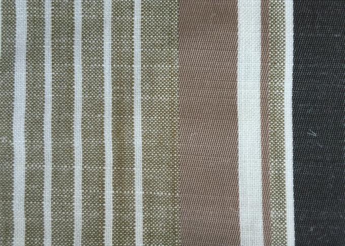 Woven Linen Plain Curtain Fabric Yarn Dyed With Anti-Static