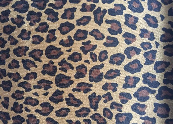 Luxury Curtain Velvet Leopard Velvet Fabric Printing Weave Home Decor