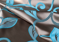 China Home Textile Jacquard Woven Fabric / Teal Jacquard Fabric Blackout distributor