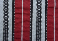 China Home Textile Sadu Black And White Striped Upholstery Fabric 270GSM distributor
