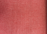 Red Blackout Curtain Lining Fabric Plain Anti-Static For Home for sale