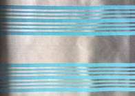 Woven Blue Jacquard Damask Fabric Striped Jacquard Bed Linen for sale