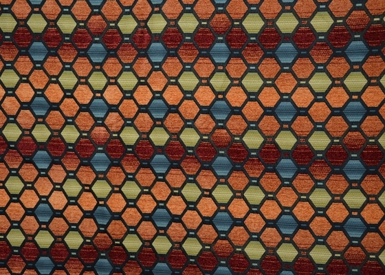Best Jacquard Velvet Chenille Upholstery Fabric 145cm Width with Yarn Dyed for sale