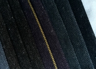 Best Polyester Linen Plain Woven Fabric / Plain Black Fabric Upholstery for sale