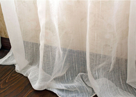 China Upholstery White Sheer Curtain Fabric / Extra Wide Polyester Voile Fabric distributor