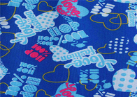 Pvc / Pu Coated Blue Polyester Fabric Waterproof For Raincoat for sale