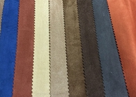 Washable Imitation Micro Suede Fabric Plain Pattern 260GSM Upholstery for sale