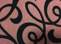 China Upholstery Flocked Home Textile Fabric Flocked Taffeta Fabric distributor