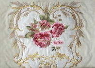 Best Flower Velvet Embroidered Curtain Fabric Blackout European Style for sale