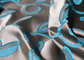 Home Textile Jacquard Woven Fabric / Teal Jacquard Fabric Blackout supplier