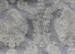 Cream Yarn Dyed Jacquard Woven Fabric for Dresses , Jacquard Bed Linen supplier
