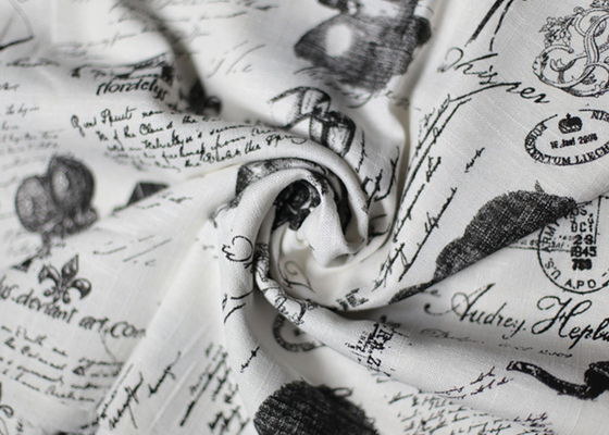 Transfer Printed Woven Fabric Monroe Movie Design With 200GSM supplier