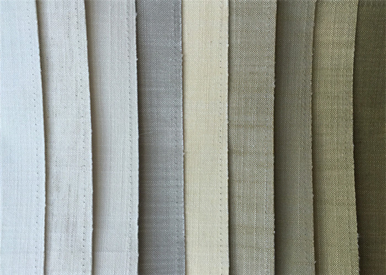 Soft Viscose Plain Woven Fabric Linen Washable Upholstery Fabric supplier