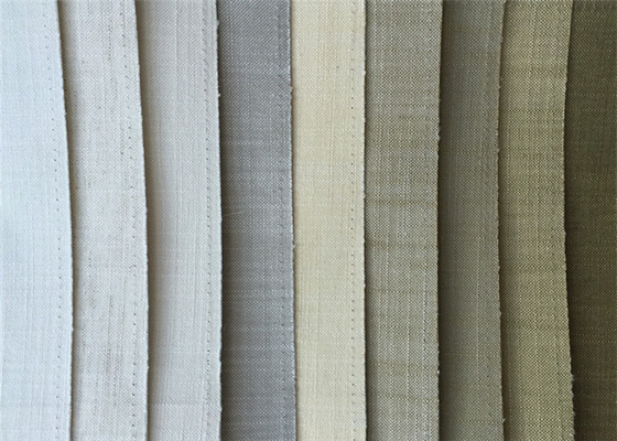 Soft Viscose Plain Woven Fabric Linen Washable Upholstery Fabric supplier