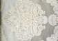 Yarn Dyed Jacquard Sofa Curtain Fabrics 100% Polyester Flower Design supplier