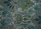 Printed Chenille Polyester Velvet Fabric Woven For Home Textile supplier