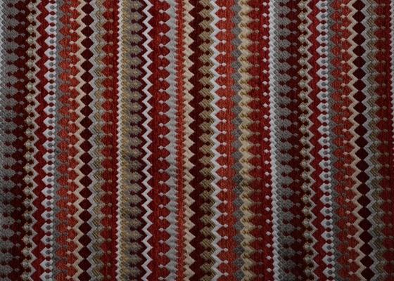 Striped Chenille Upholstery Fabric Polyester Shrink-Resistant supplier