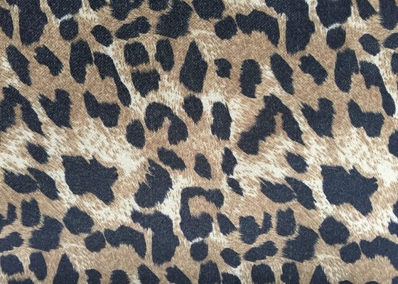 Luxury Curtain Velvet Leopard Velvet Fabric Printing Weave Home Decor supplier