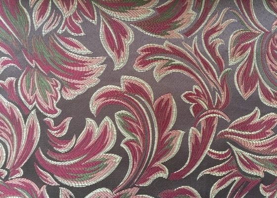 Paisley Jacquard Woven Fabric / Yarn Dyed Fabric For Home Textile supplier