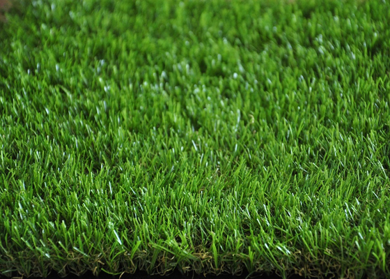 Soft Green Imitation Grass / PE Synthetic Artificial Grass For Gardens supplier