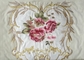 Flower Velvet Embroidered Curtain Fabric Blackout European Style supplier