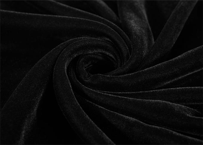 Black Weaving Microvelvet Fabric Dyed Pattern Velvet Decorator