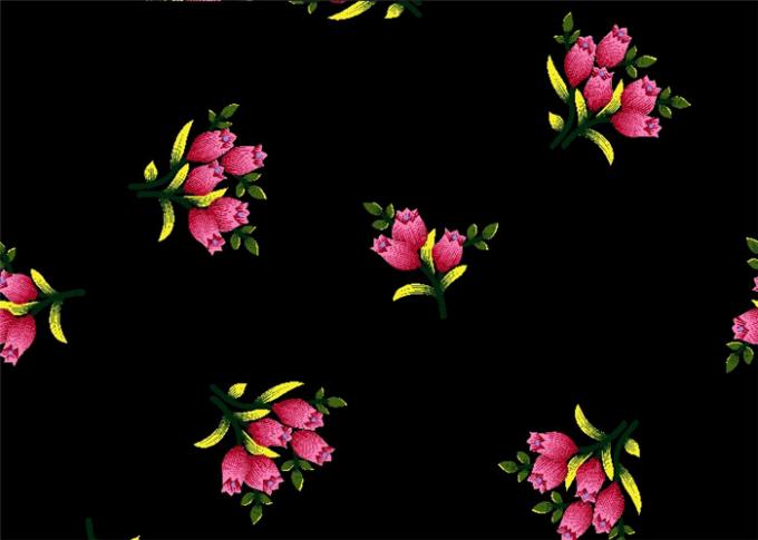 Printed Flower Patterned Velvet Fabric Lightweight Thick Velvet Fabric