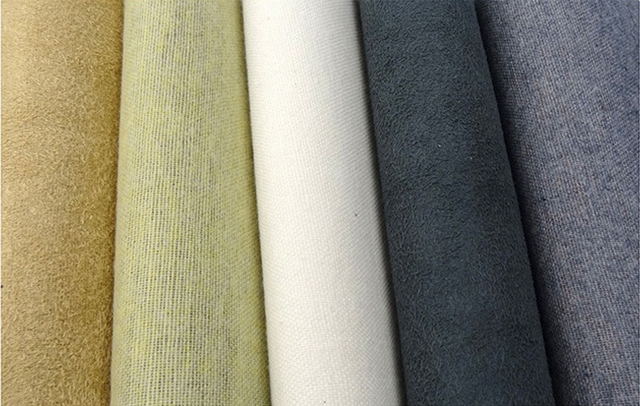 Sofa PVC Vinyl Fabric / Polyurethane Leather Fabric High Strength