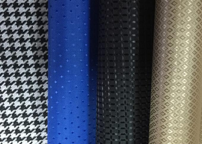 Black 100% Polyester Coated Fabric Waterproof SGS Certificate