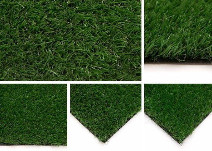 PE Green Artificial Grass / Landscaping Grass Environmental